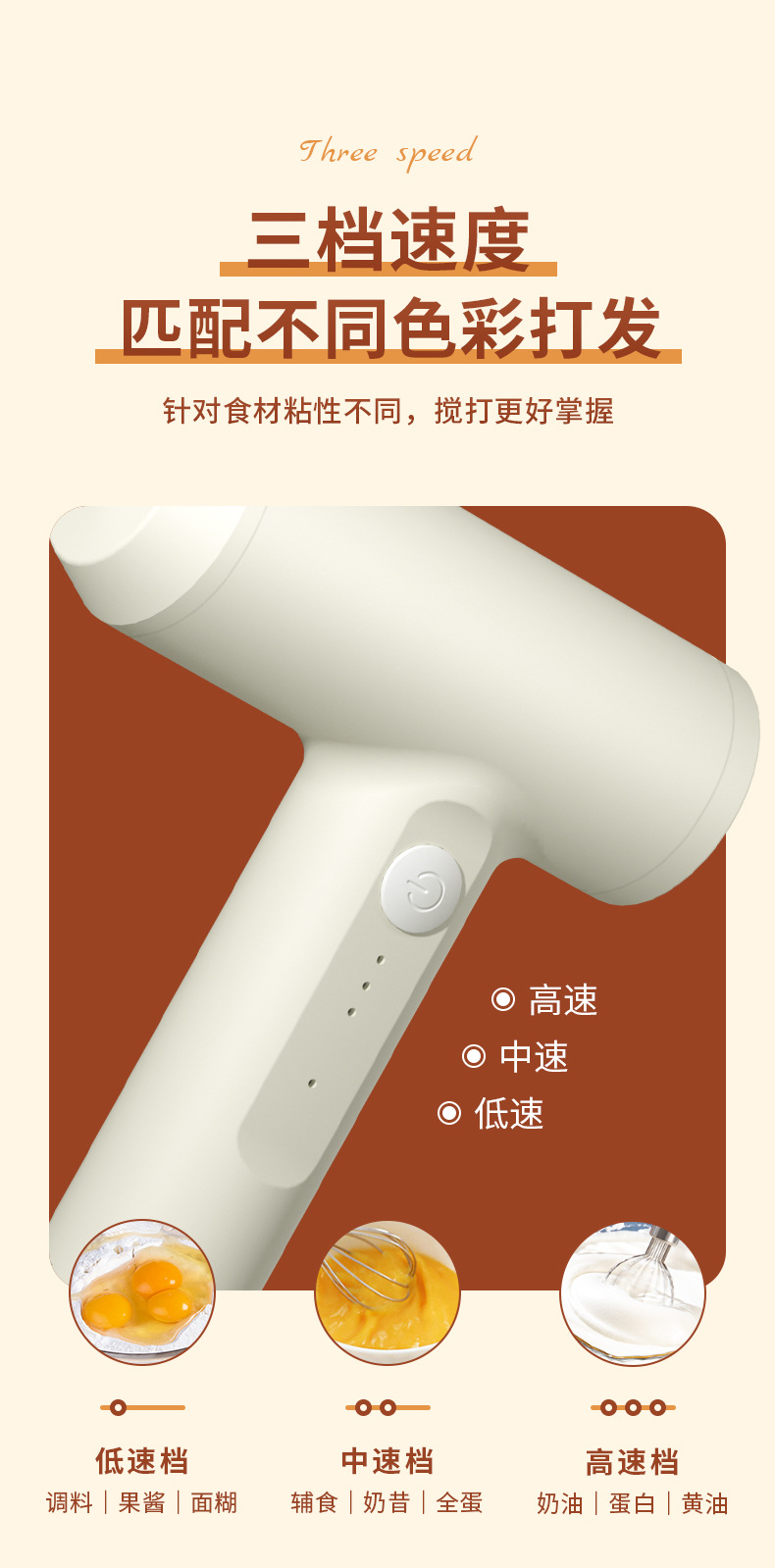 Wireless electric egg beater, hand-held household dough mixer, automatic egg beater, cream whipper, cake stirrer pic 18