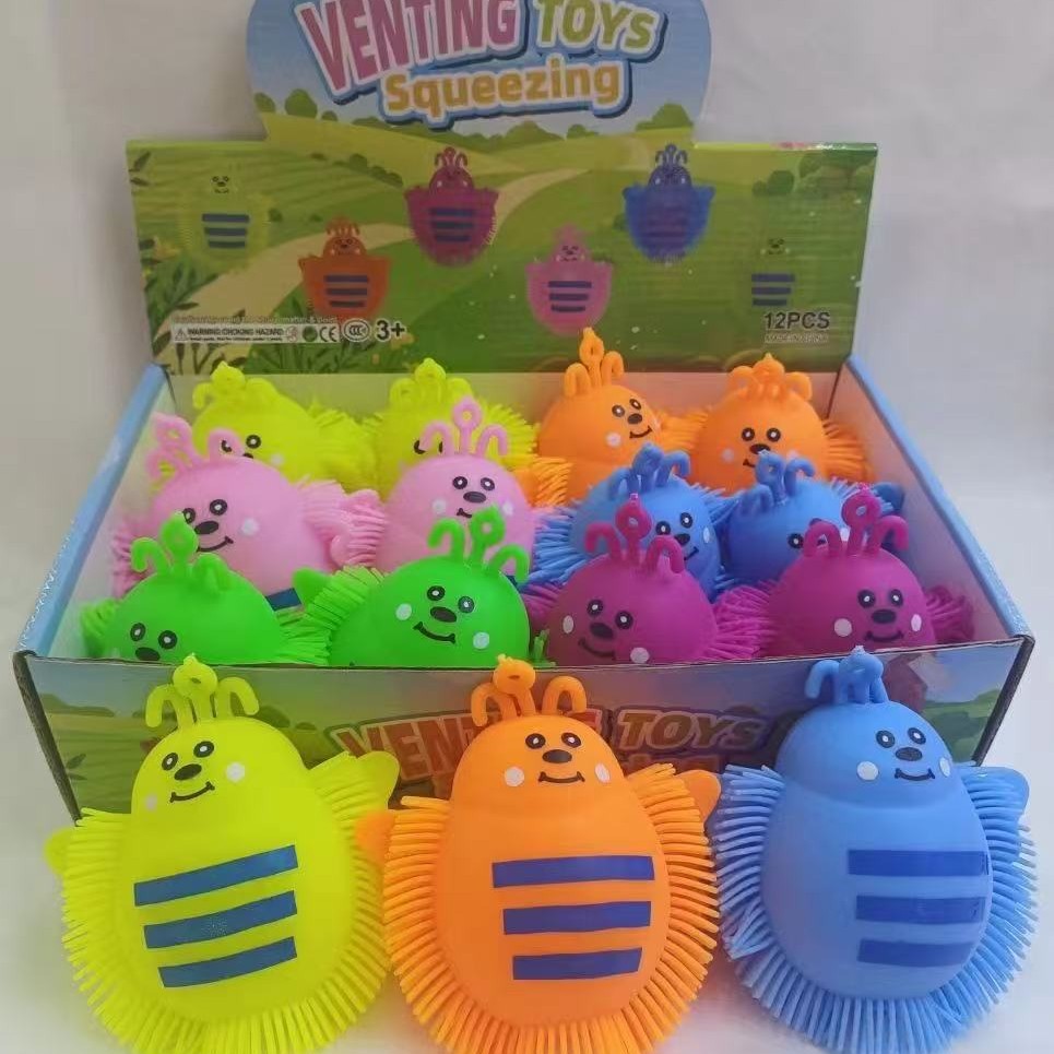 卡通充气闪光吊绳毛毛球发光玩具地推礼品地摊夜市现货led灯详情20