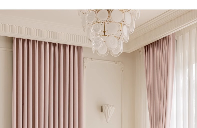 The blackout master bedroom curtains are fully blackout. The new French Chenille living room fabric exudes a sense of luxury and grandeur pic 36