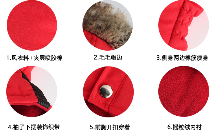 现货批发狗衣服秋冬保暖加厚猫咪棉衣反光背带泰迪比熊跨境狗衣服详情21