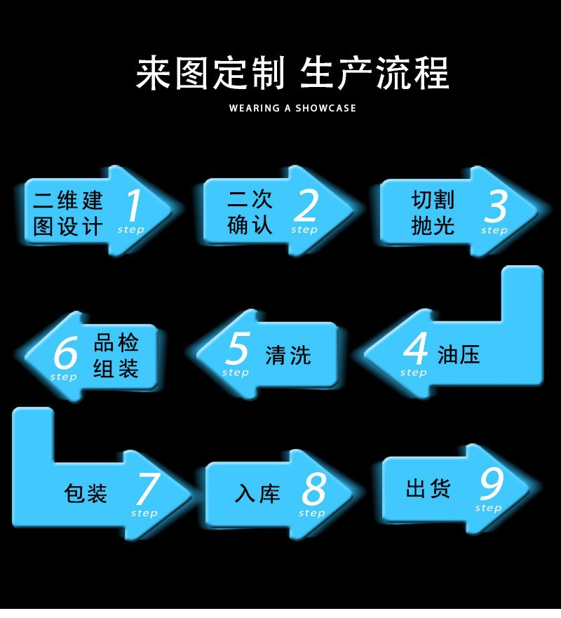欧美跨境新品配饰男士方珍珠项链钛钢闪电吊坠嘻哈不锈钢首饰批发详情13