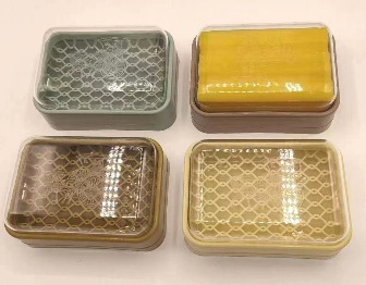 Draining soap box, cross-border no-punching soap box, new soap wall-mounted soap rack, no-hand-rubbing soap box pic 4