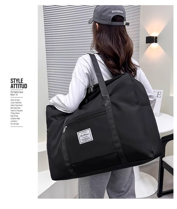 Wholesale of large capacity hand-held luggage bags, clothes and quilts, twill Oxford cloth finishing bags pic 15
