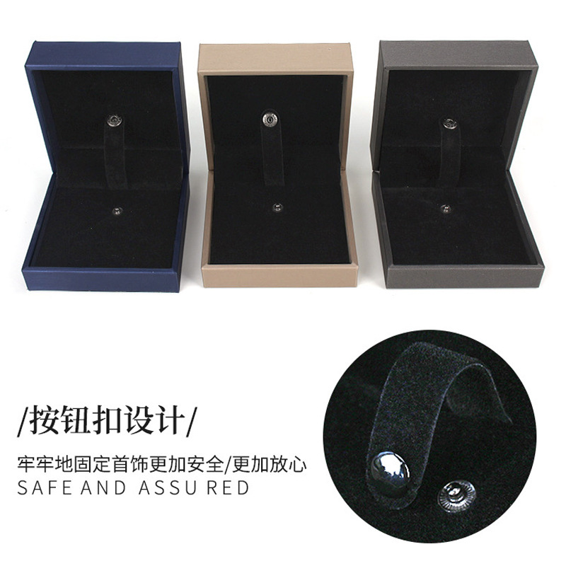 SA brushed leather PU jewelry packaging box, ring, bracelet, pendant storage, gift box, bracelet, necklace, jewelry and jewelry box pic 4