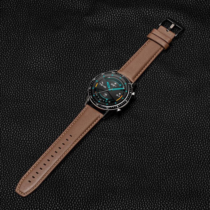 适用于华为GT5 真皮手表带官方同款智能手表带真皮表带现货速发详情23