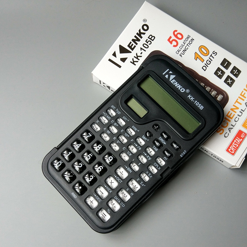 A multi-functional scientific function calculator with time and dual screens for student exams pic 3
