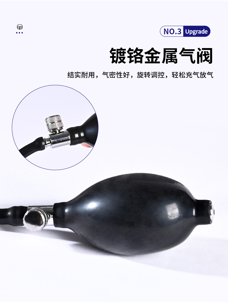 New cross-border portable adult inflatable cervical traction device, home health care multi-color full fleece inflatable neck guard pic 7