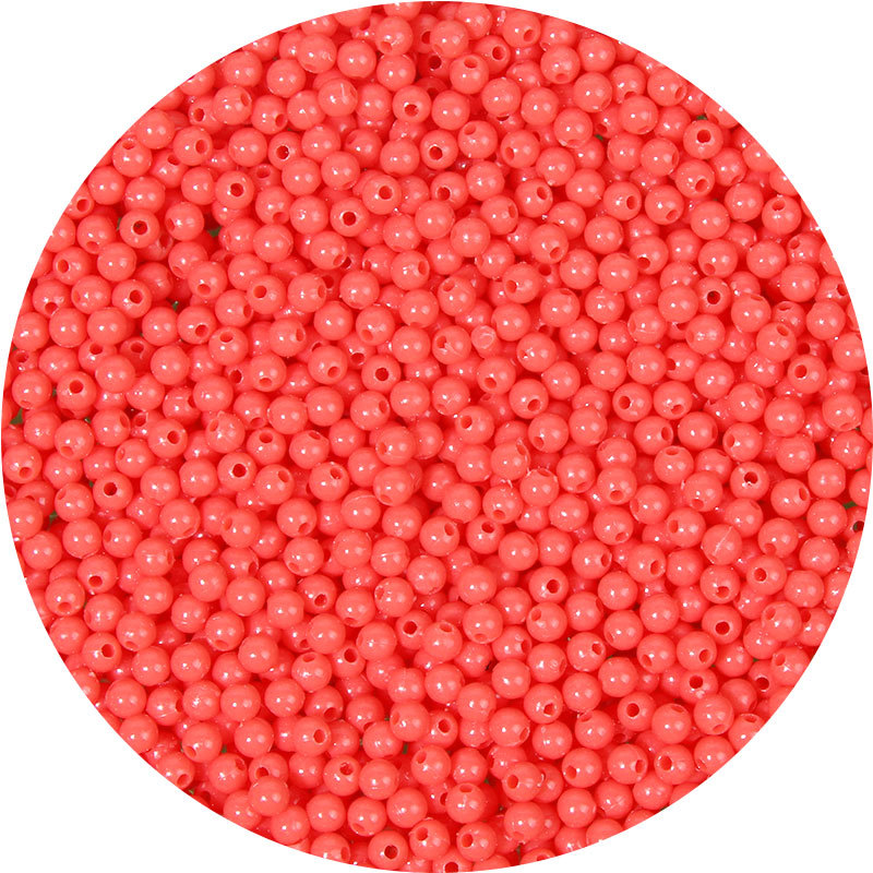 4mm亚克力塑料实色圆珠diy手工串珠手链首饰材料配件配饰散珠批发详情10
