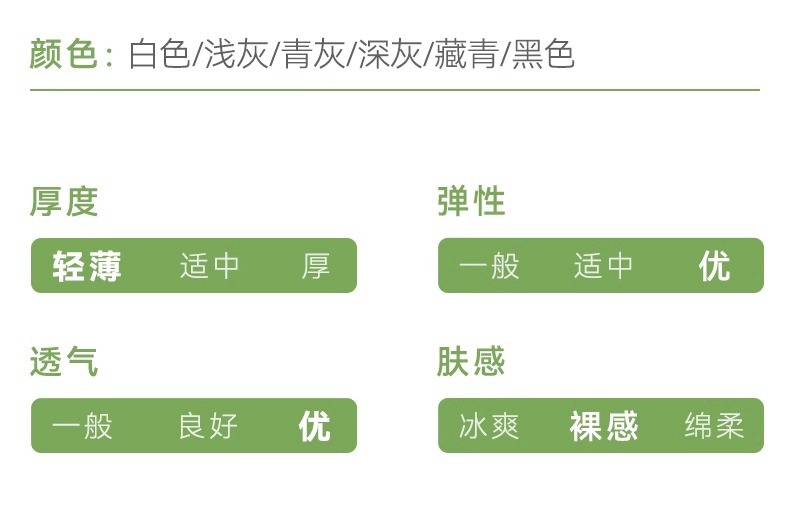 竹纤维袜子男袜新款男士中筒袜春夏季运动薄透气抗菌防臭吸汗长袜详情23