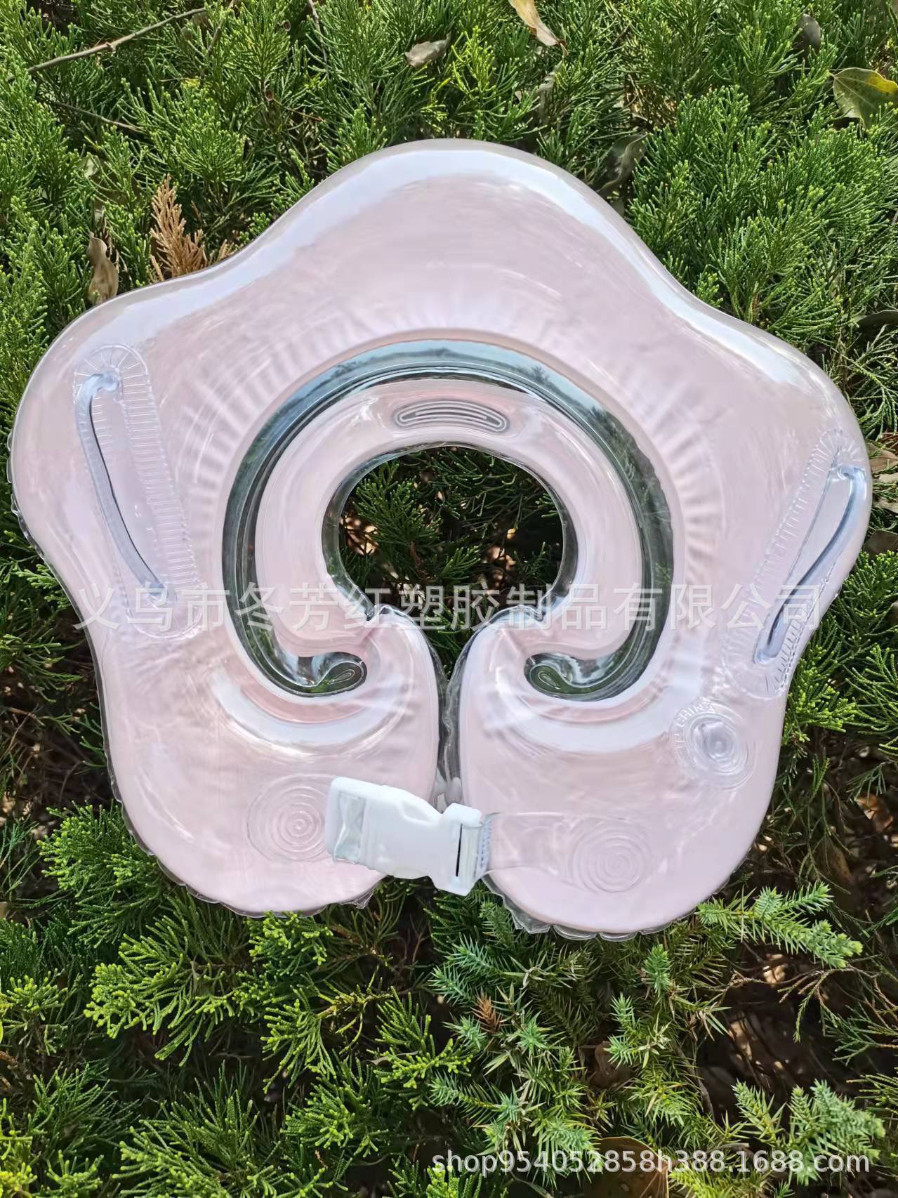 厂家直供新款婴儿脖圈0到12个月双把手双铃铛戏水游泳圈宝宝玩具运动户外游泳用品详情10