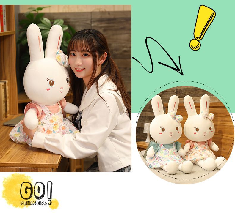 毛绒玩具兔子大可爱女孩礼物儿童小白兔玩偶公仔睡觉抱抱枕布娃娃详情10