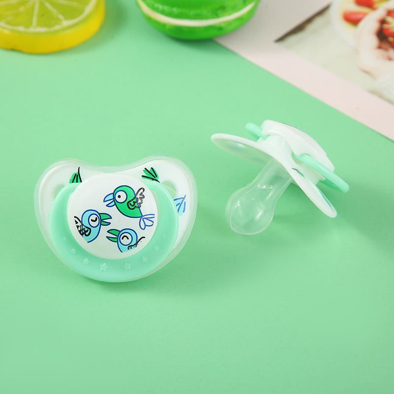 Baby pacifier Silicone lullaby pacifier Super soft imitation breast milk baby products Simulation biting pacifier 1P pic 11