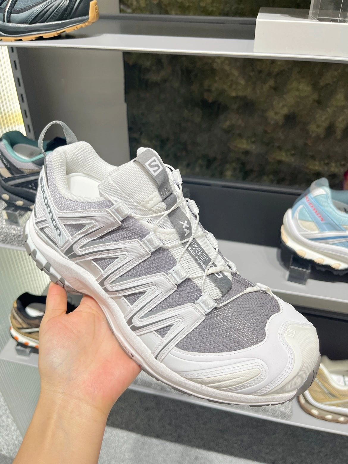 萨洛蒙SalomonXAPRO3D沙场灰男女款登山运动透气防滑跑步鞋户外详情3