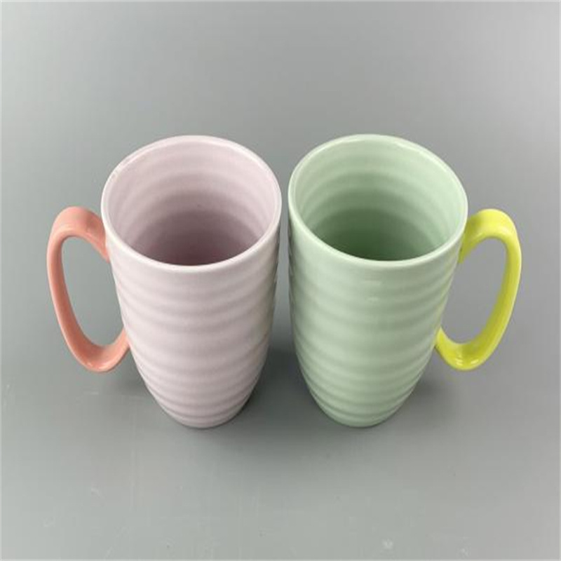 现货高颜值设计感渐变手捏纹杯子女生咖啡杯家用喝水杯情侣漱口杯详情10