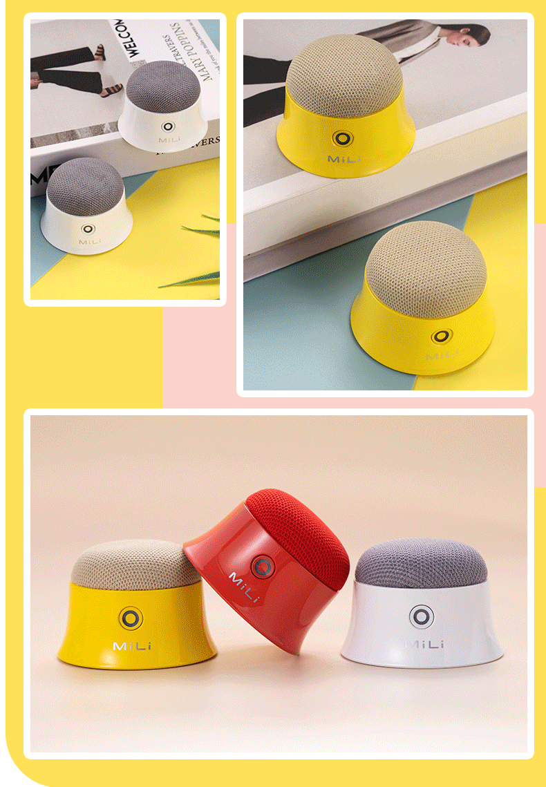 Mili private model magnetic Bluetooth speaker TSW series 360-degree surround sound quality low sound effect Bluetooth speaker for export wholesale pic 2