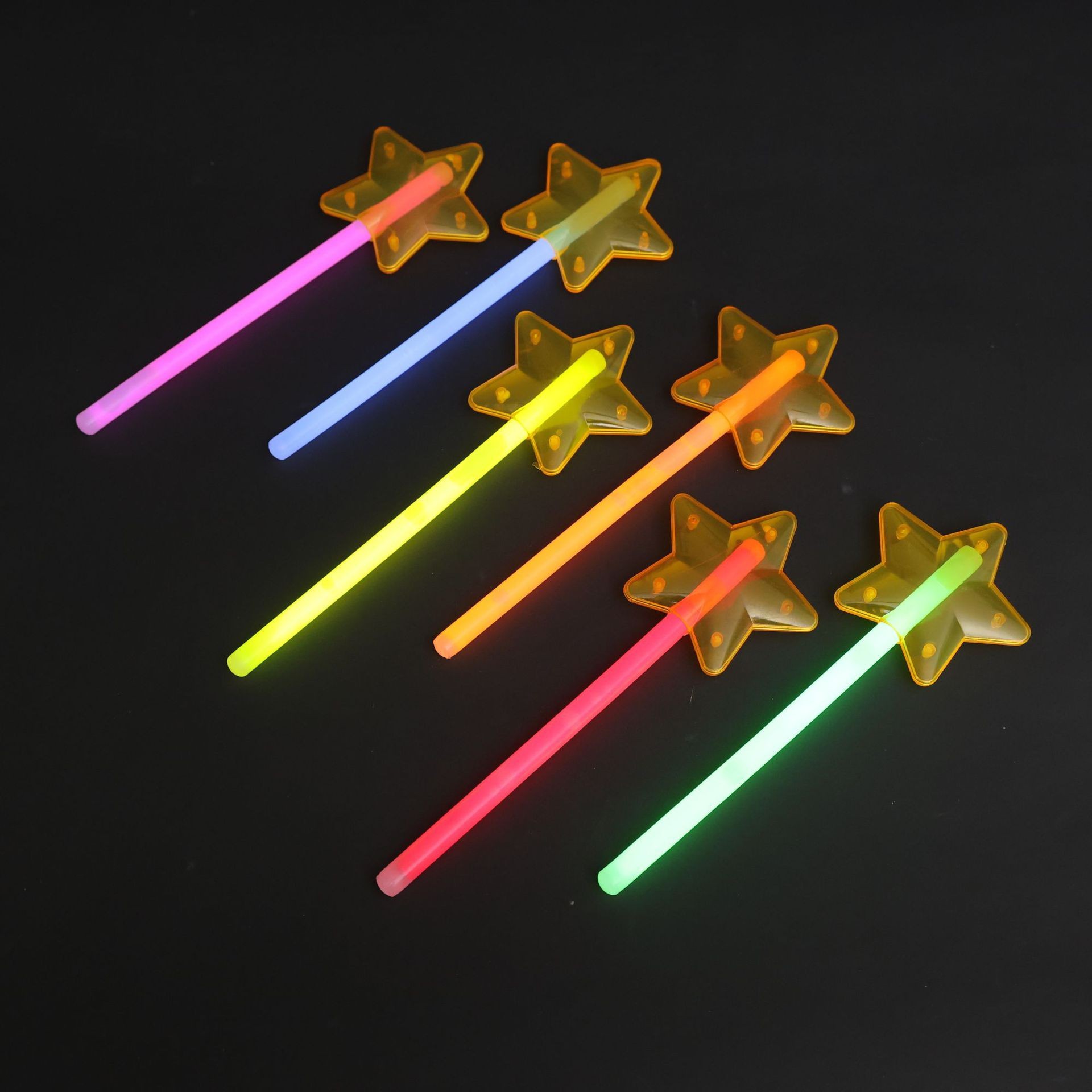 荧光星星五角星棒演唱会晚会舞会圣诞节促销礼品跨境电商亚马逊详情3