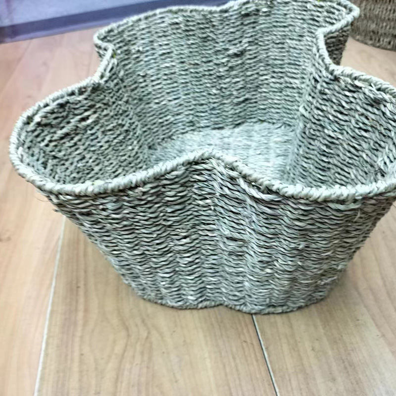 Rattan-like woven toy storage baskets, large-capacity hotel clothing storage baskets, dirty clothes and toy storage manufacturers supply pic 5