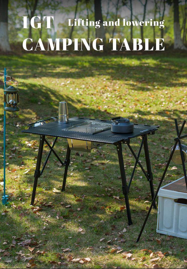 户外露营igt桌子战术桌 轻量化igt多功能桌 露营便携多组合折叠桌详情1