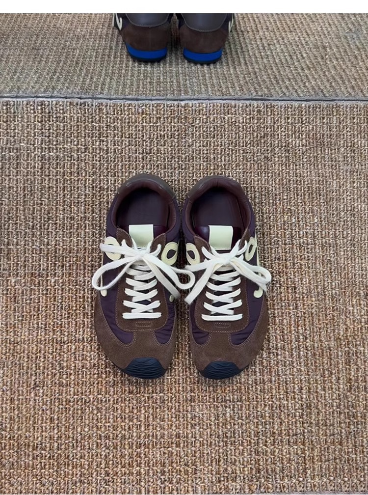 苏茵茵内增高阿甘鞋女2025新款歪头德训女鞋系带休闲鞋真皮德训鞋详情22