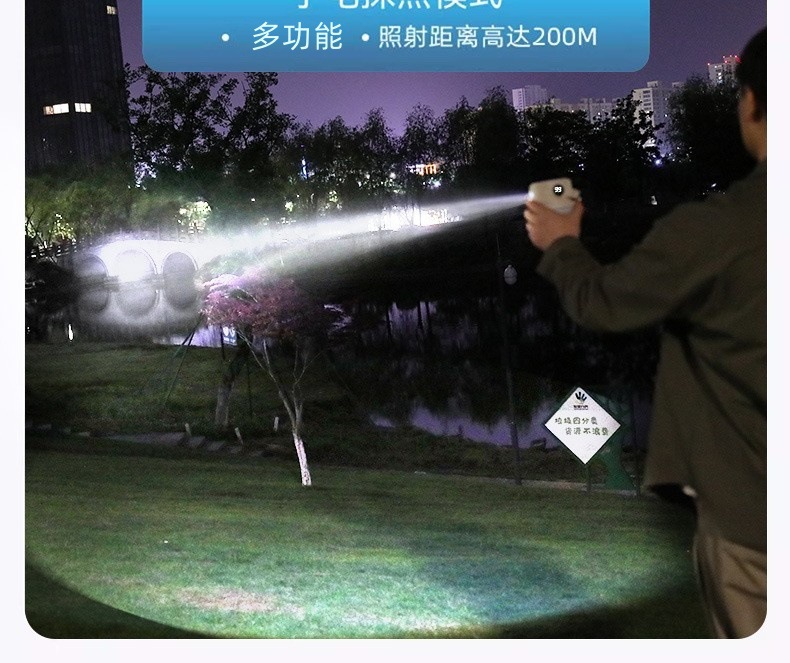 跨境爆款太阳能灯户外露营灯超长续航强光摆摊便携式充电照明灯营详情6