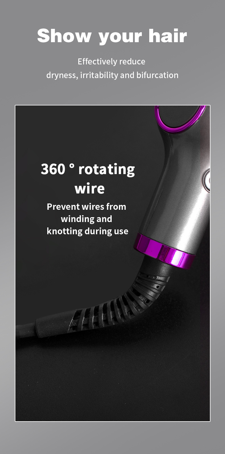 跨境热销款数显卷直发器大卷发神器自动卷发棒两用卷发器厂家批发详情9