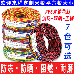 RVB红黑双并线 2*0.5 2*0.75 2*1.0 /1.5 户外广告灯箱线音箱电线详情5