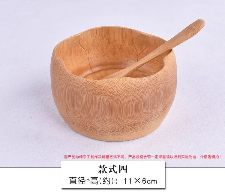 环保竹碗竹木碗日式竹碗宝宝家用饭碗复古餐具无漆小饭碗儿童饭碗详情7