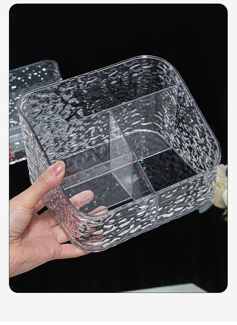 高级感化妆刷收纳盒口红亚克力护肤品桌上梳妆台桌面笔筒箱置物架详情5