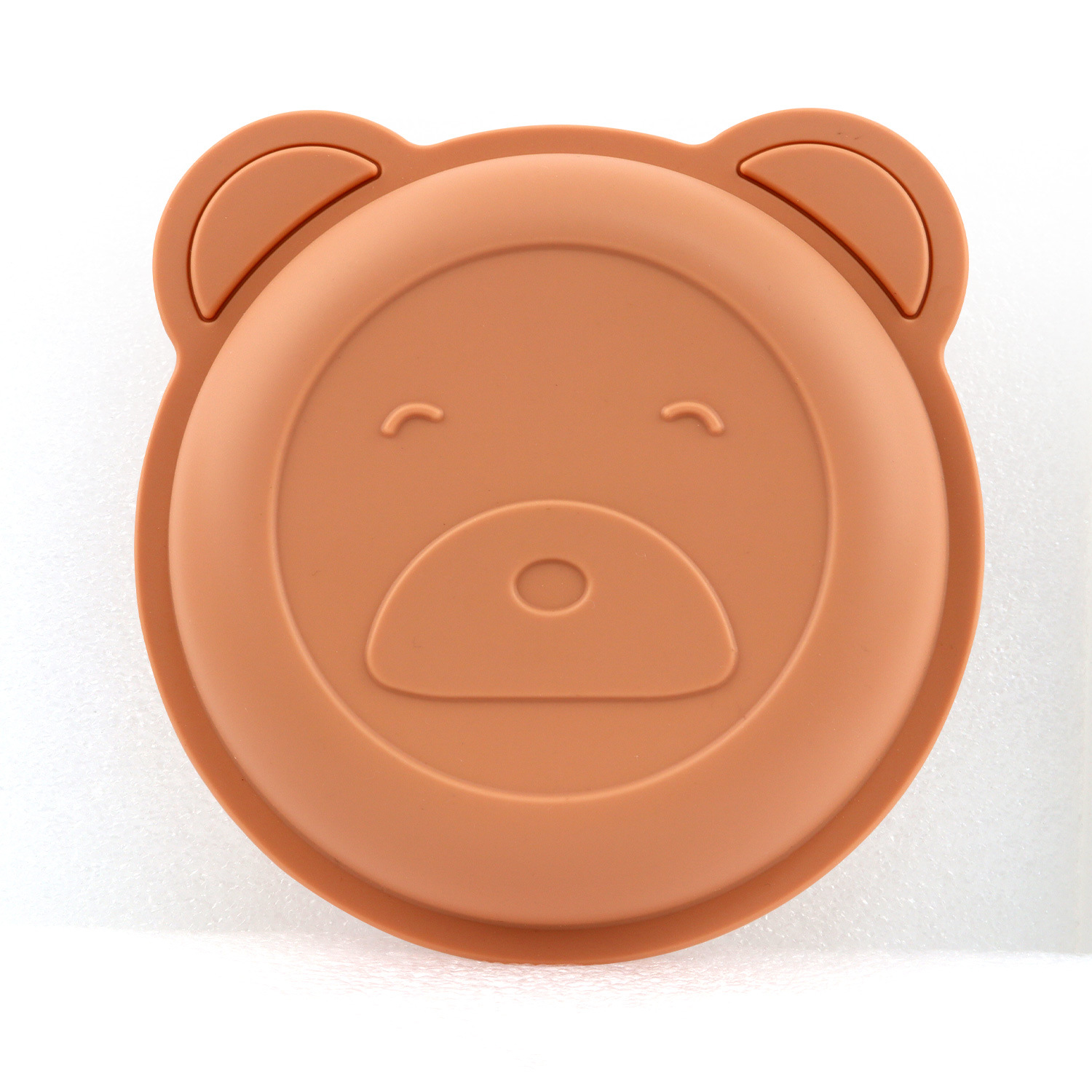小熊品牌儿童硅胶碗带盖 宝宝辅食碗微波炉可加热 零食碗大力吸盘防打翻 日用喂养餐具安全健康详情11