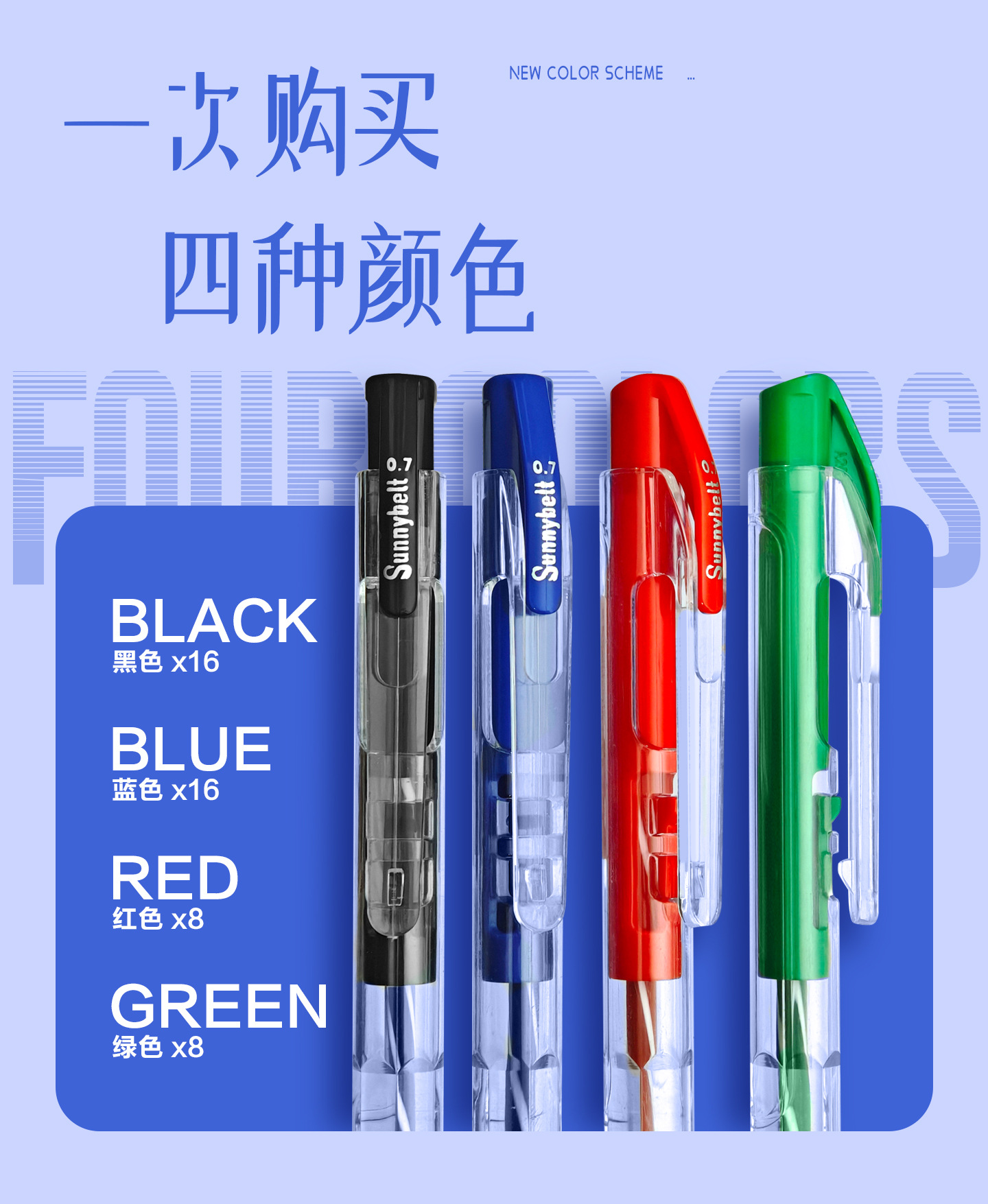 德国施柏德跨境中油笔按动圆珠笔ST笔尖0.7mm学生办公速干顺滑笔详情3