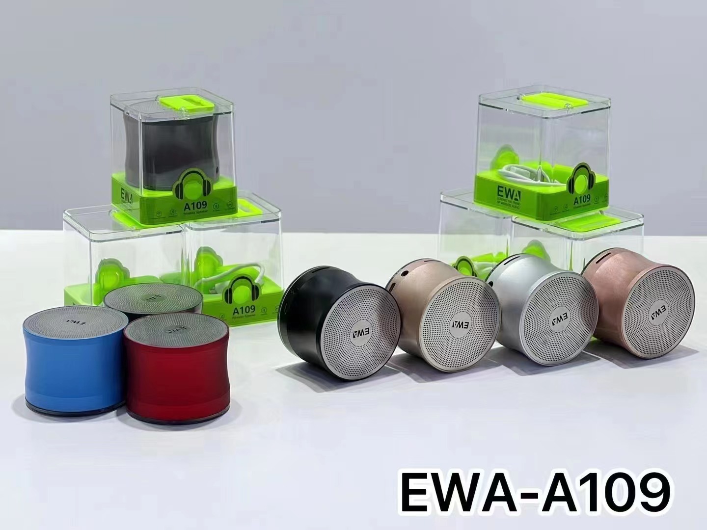 EWA-A109Pro Subwoofer outdoor car communication Bluetooth speaker with TF card insertion, TWS factory direct sale pic 15