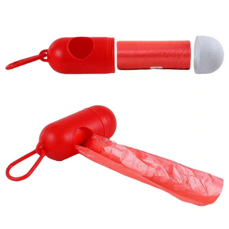 宠物垃圾袋分配器便携式胶囊药丸拾便器狗狗宠物清洁用品垃圾盒详情8