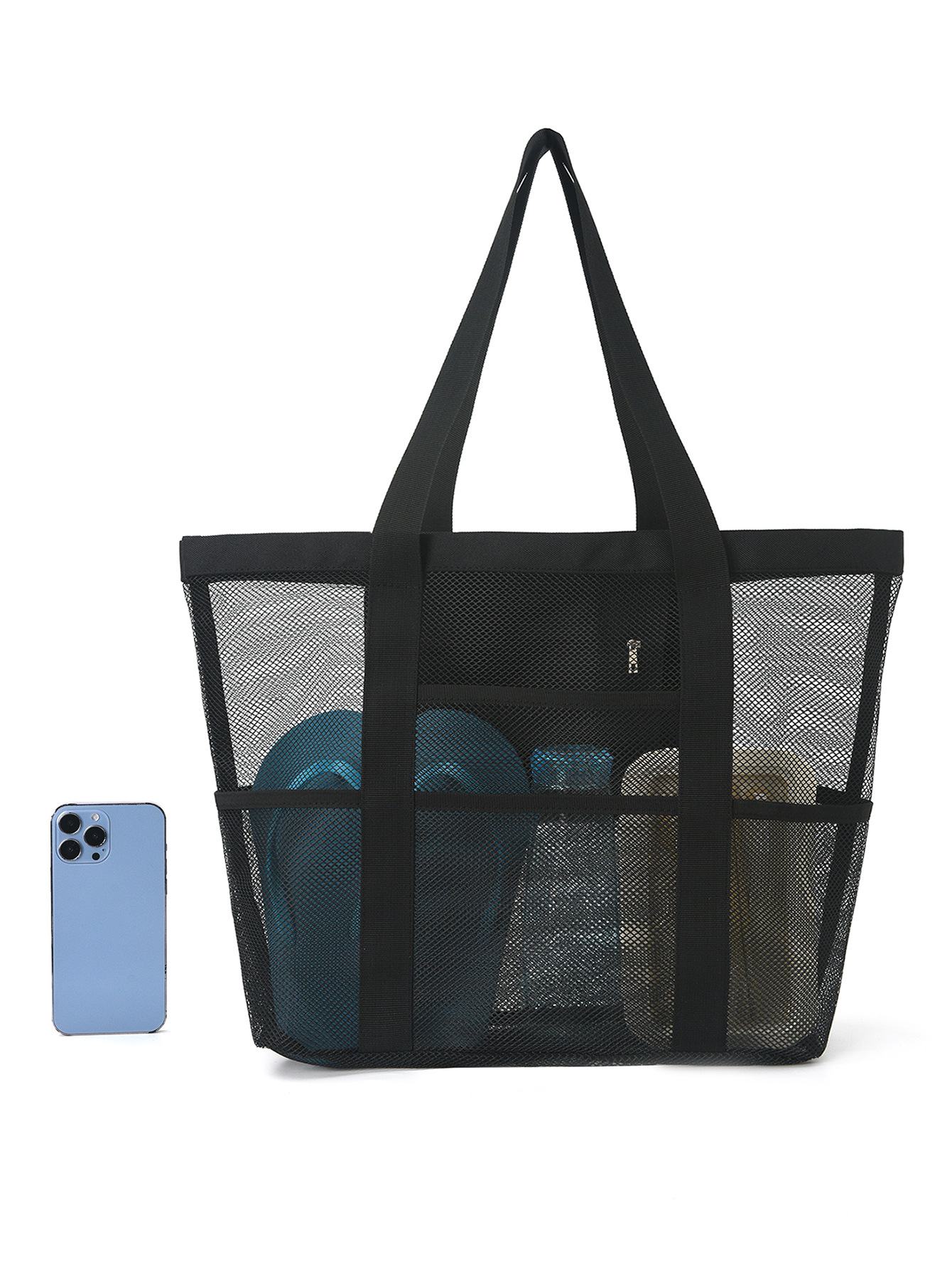 沙滩包大容量玩具网眼游泳包多功能旅行手提单肩沙滩袋泳衣收纳包详情10