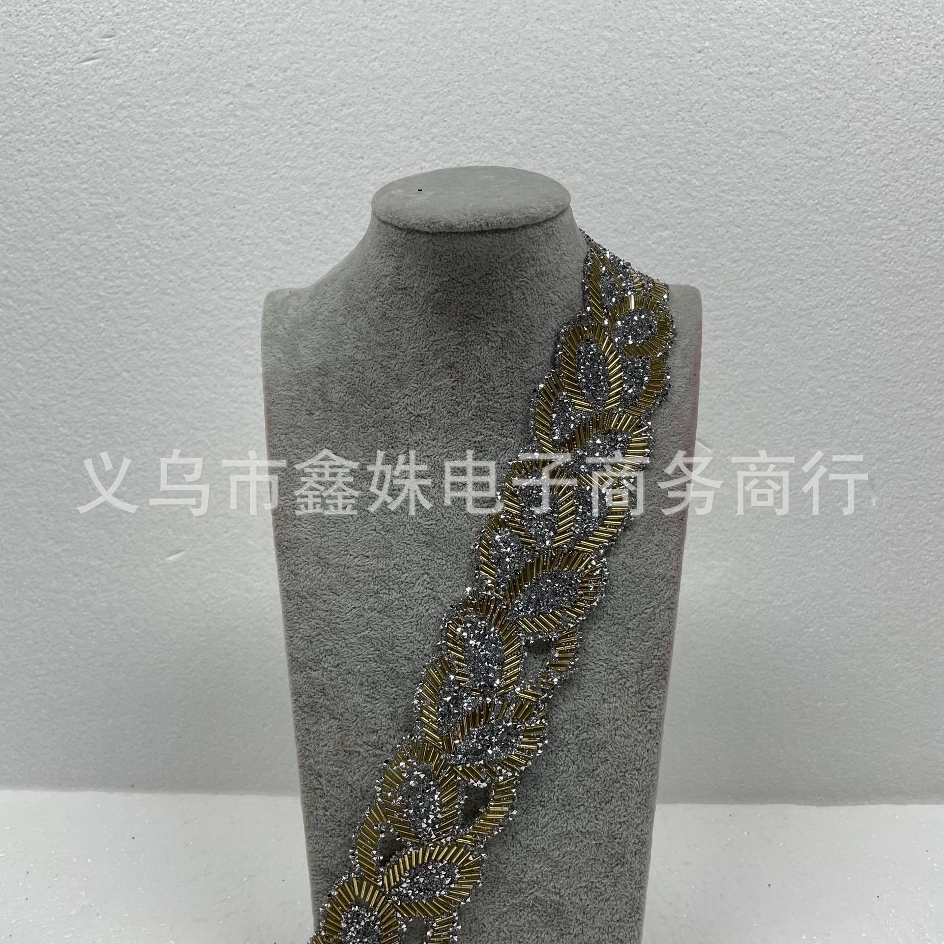 90cm/码多色叠加珠管树脂服装辅料礼服配饰10码/包详情13