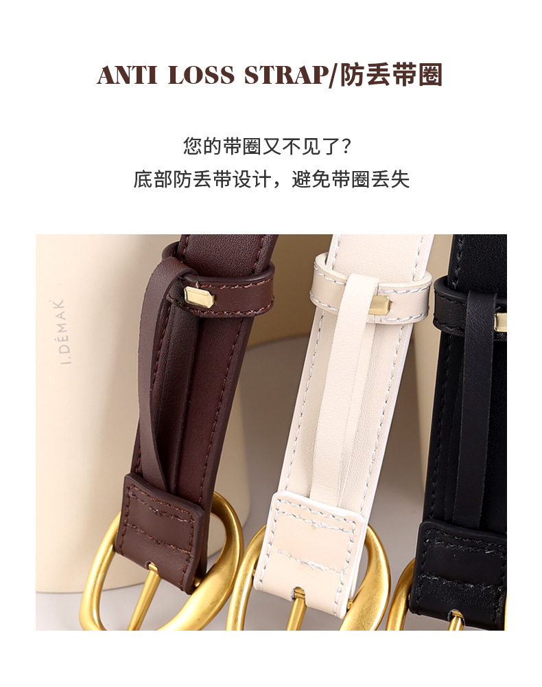 新款头层牛皮小号2023年时尚真皮腰带女士皮带装饰裤腰带厂家现货详情21