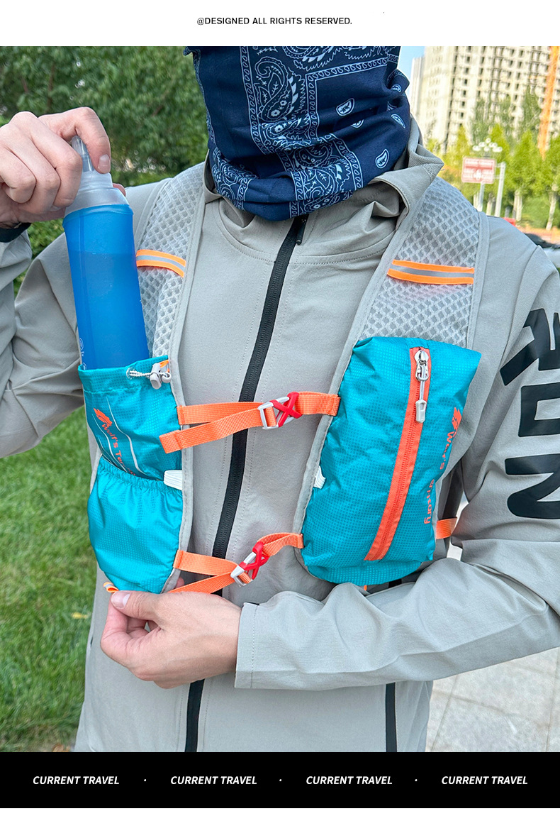 Outdoor cross-country backpacking, marathon running backpacking, hiking small mountain climbing backpack, mountain bike cycling, sports water bag backpacking pic 26