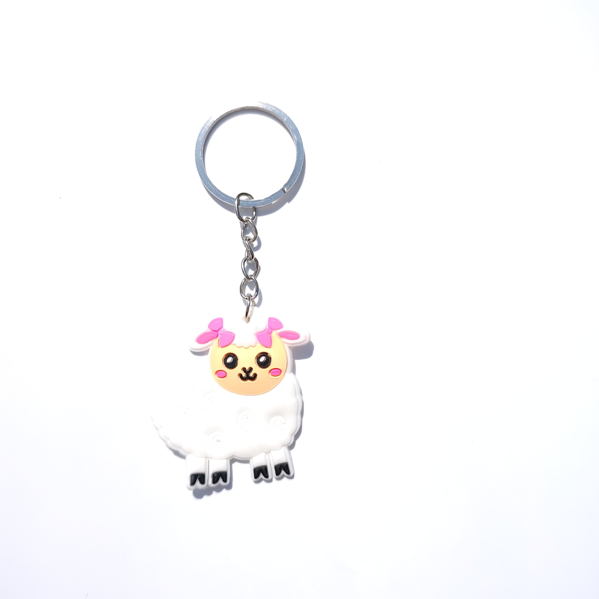 跨境新款动物钥匙扣礼品卡通可爱挂件PVC软胶森林动物钥匙链批发详情15