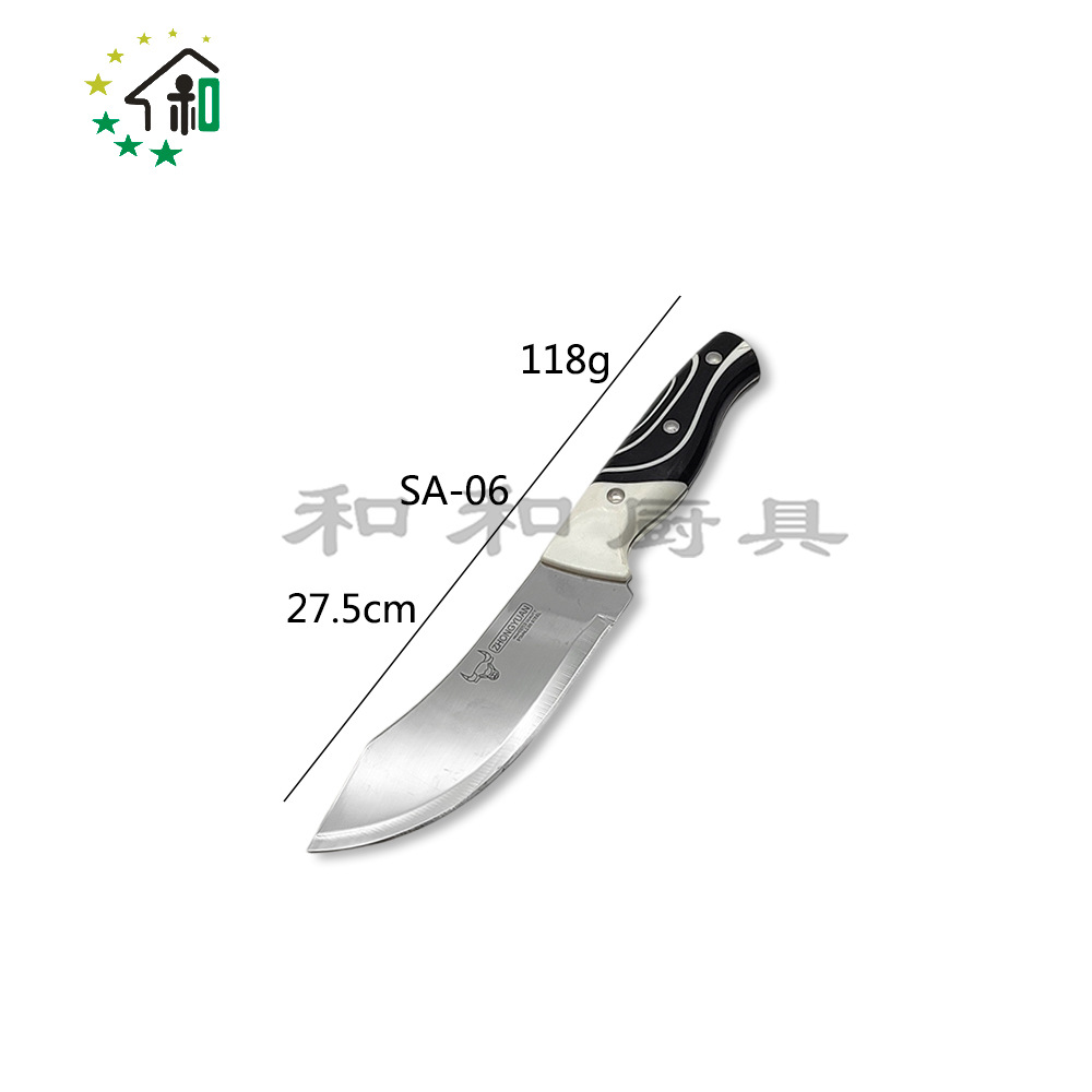 不锈钢切菜刀家用屠宰刀专业厨师刀切片跨境刀具 Kitchen knife详情7