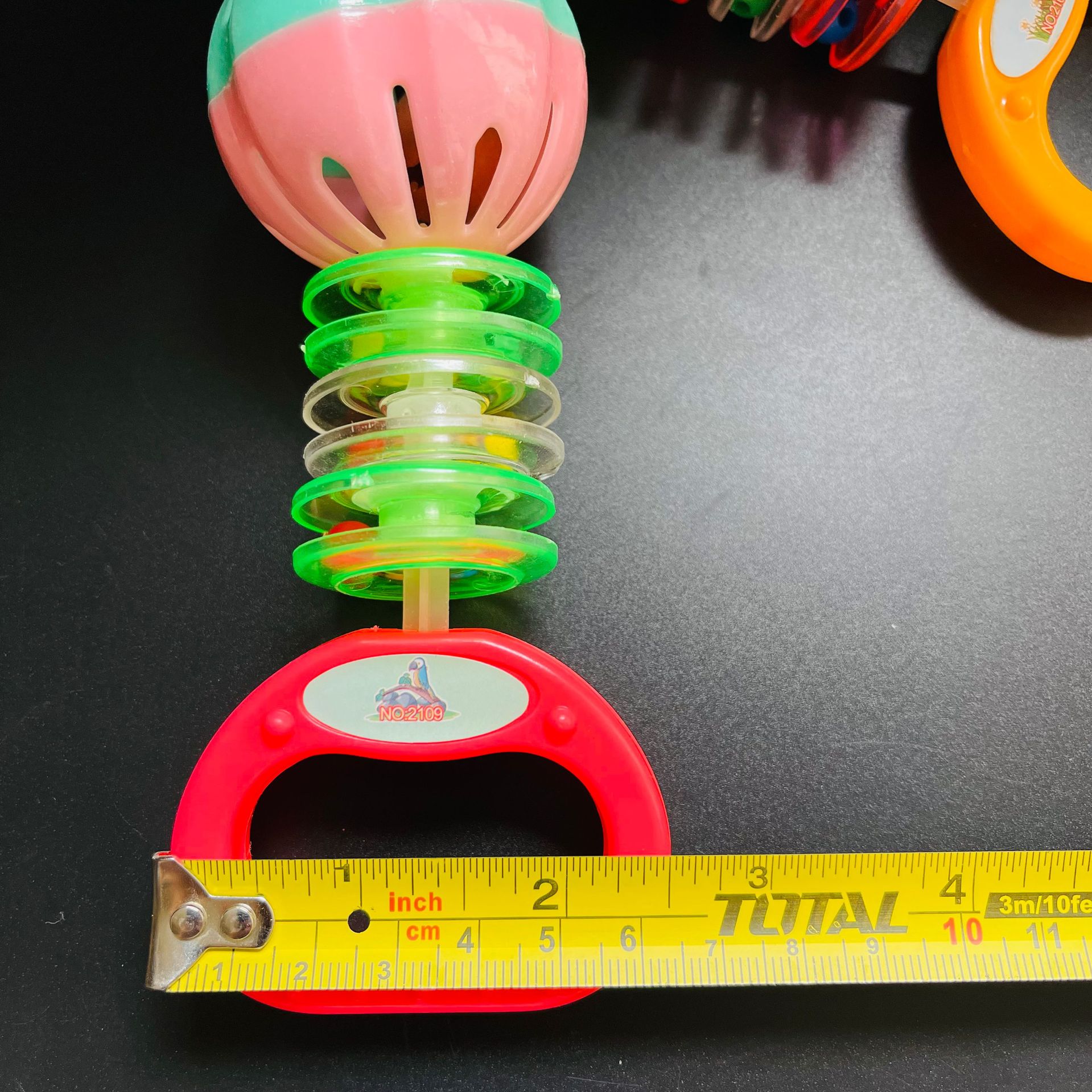 【 Zone 3-7 】2109 Rattle 720 per piece, new hand-cranked rattle toy for boys and girls, hand-held stick rattle educational toy, wholesale 1 yuan pic 3
