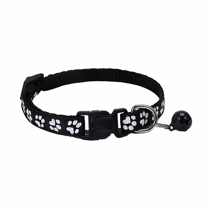 1.0 Pet footprint patch collar, dog neck collar, cat bell collar factory store, large stock available pic 14