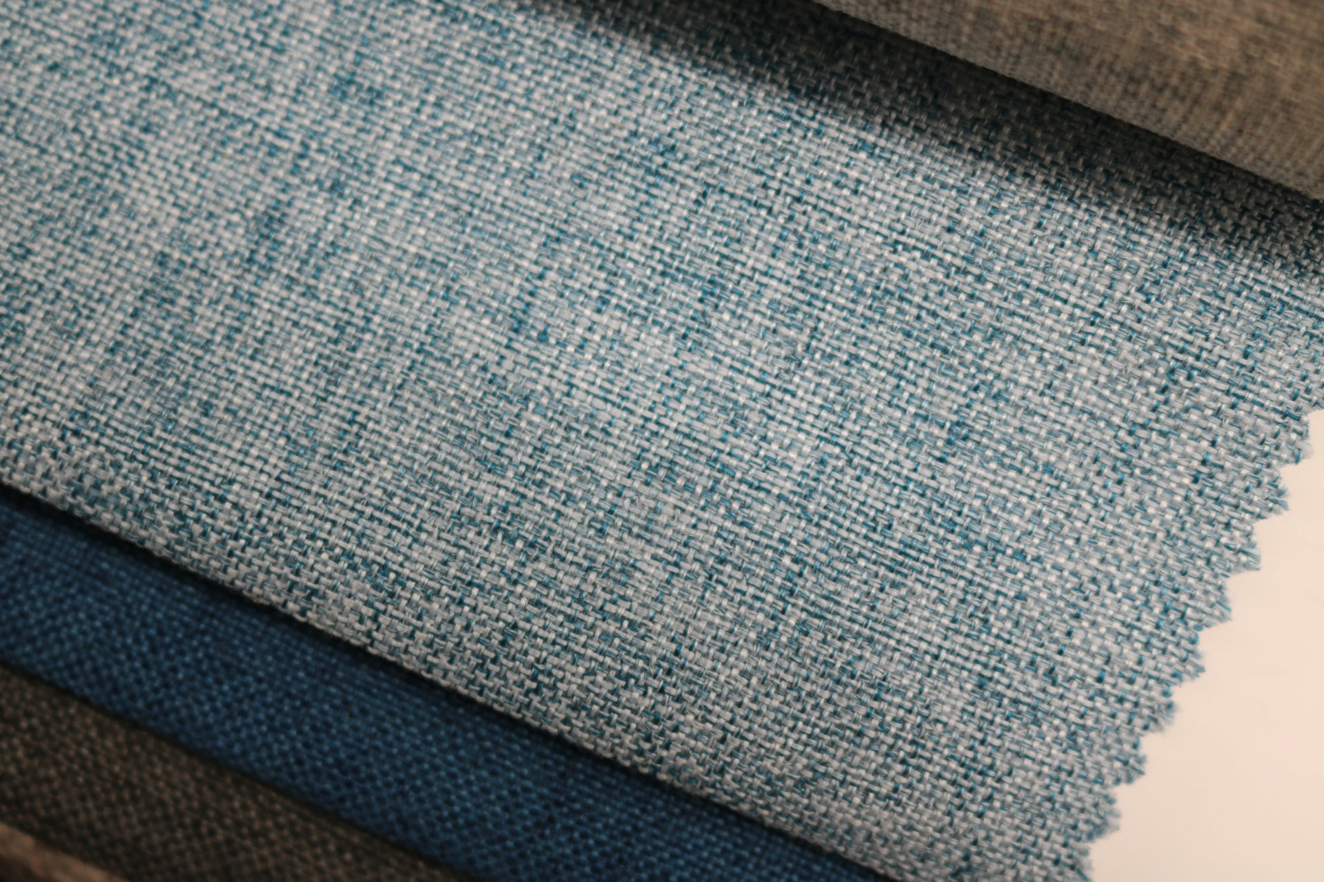 Polyester fabric sofa cushion and throw pillow fabric, solid-color fine linen sofa fabric, photo frame background soft package fabric pic 9