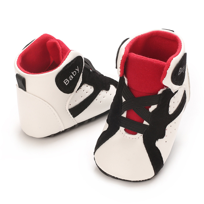 高帮婴儿鞋春秋0-1岁宝宝PU软底婴幼儿运动鞋详情25