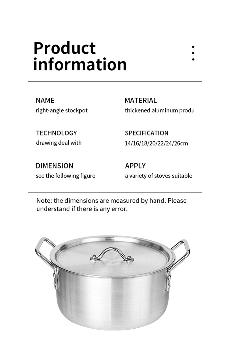 7-piece set of foreign trade kitchenware for Africa - aluminium pot Set 7-in-1 Pot set pic 17