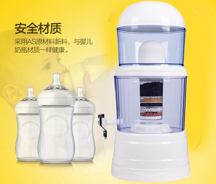Free shipping of 14L and 16L water purifiers, multi-layer filtered mineral water kettles, direct drinking water, ceramic water purifiers, cross-border pic 11