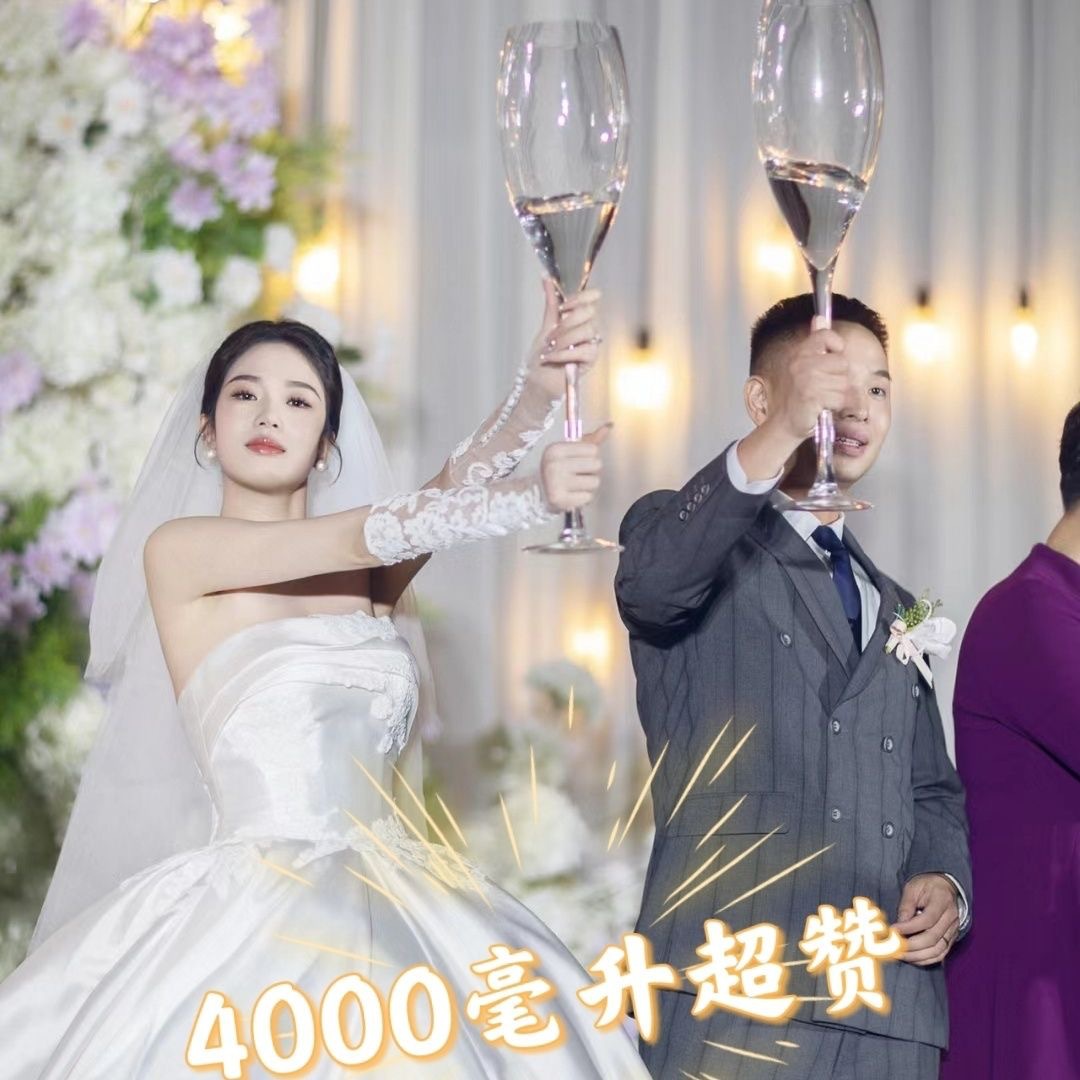 网红超级大号酒杯巨型高脚杯红酒杯大杯子高档新婚礼物家用高颜值详情3