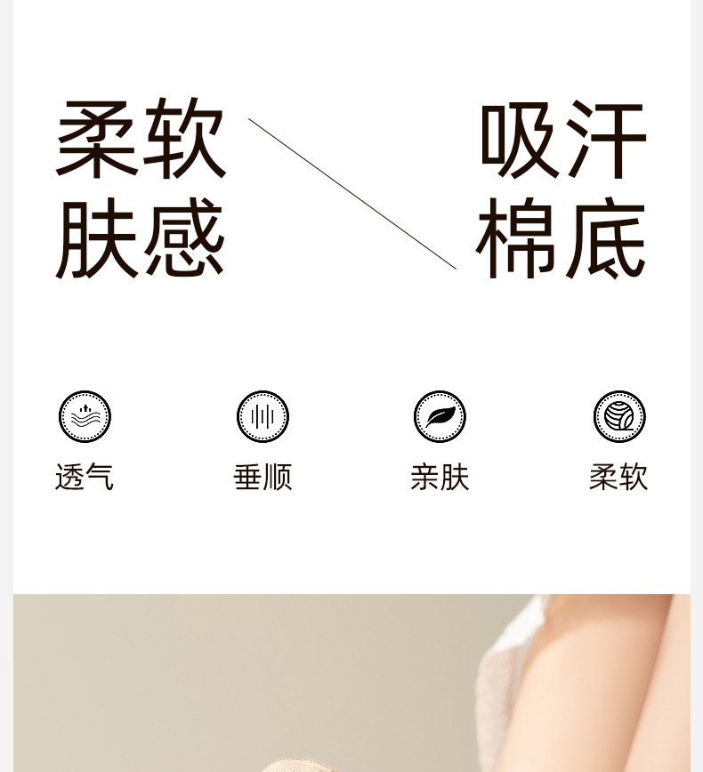 蕾丝隐形袜子船袜女硅胶防滑不掉跟单鞋夏季透气薄款棉底浅口短袜详情2