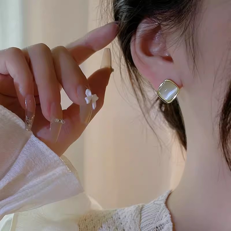 Ins-style pearl earrings for women, 925 silver needle, niche design, butterfly stud earrings, light luxury and high-end feel, earrings, earrings and ear rings pic 43