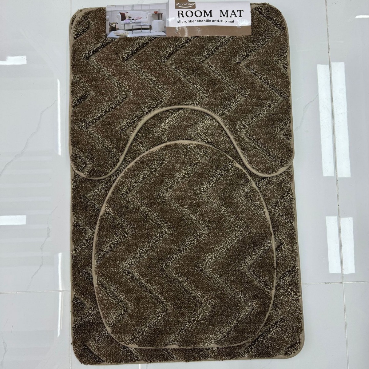 Wholesale of cross-border carpets, anti-slip MATS, water-absorbing new floor MATS, solid-color living room and bedroom bedside floor MATS pic 2