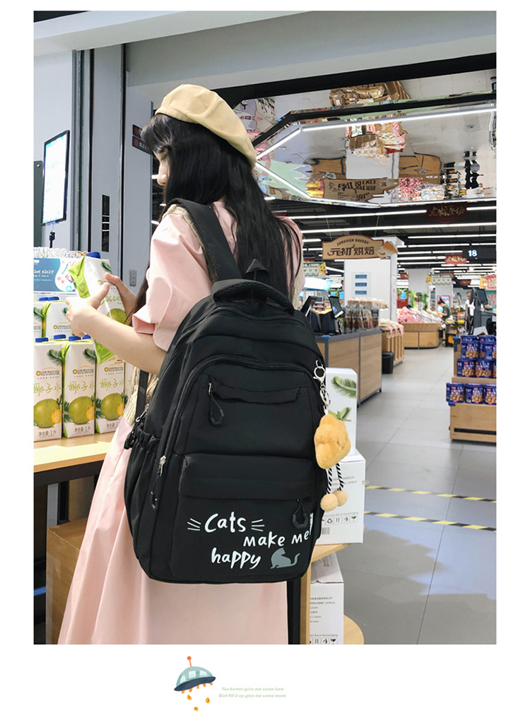 书包女小学生三到六年级轻便减负大容量双肩包新款初中高中生背包详情12