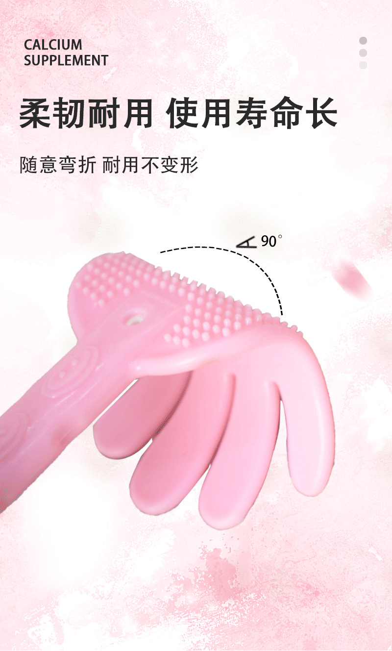 The palm gua sha board is comfortable to hold, with a convex surface for gua sha and full-body gua sha. It is convenient and made of environmentally friendly silicone pic 4